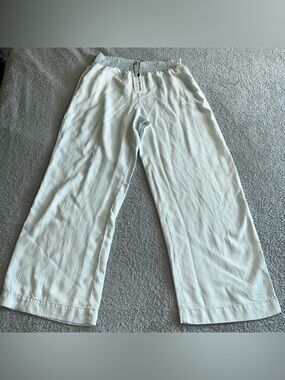 For The Republic Wide Leg Pants in Light blue size large